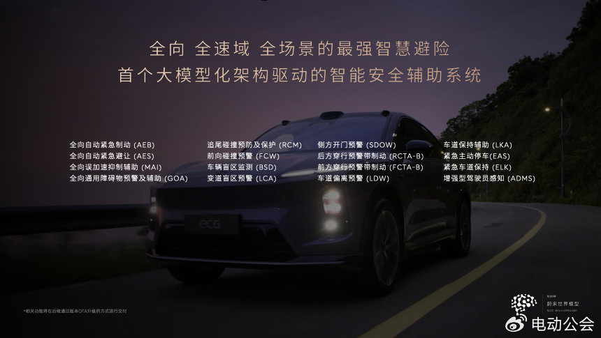 整车购买33.8万元起，蔚来 新ES6、新EC6正式上市