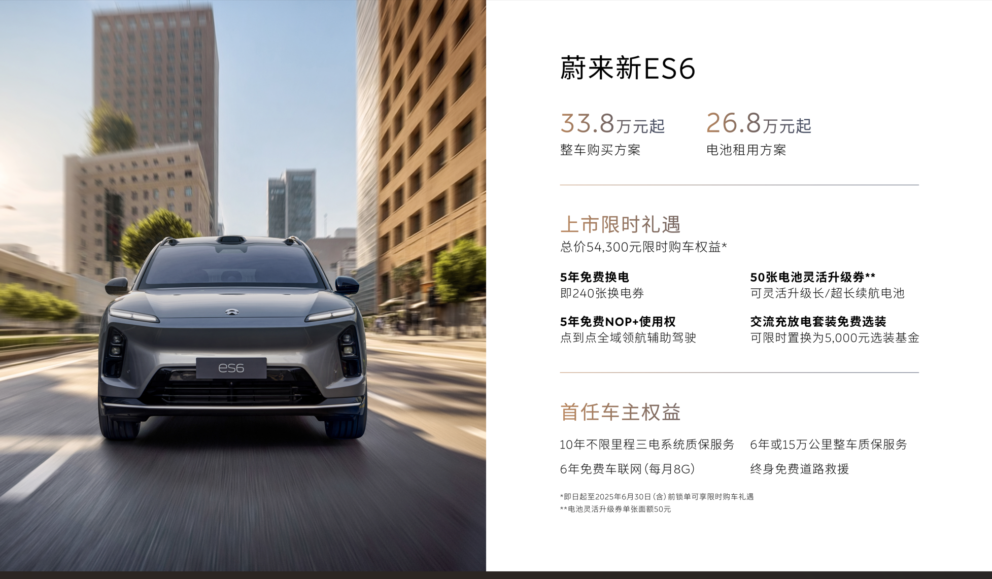 蔚来 新ES6、新EC6 全面进阶上市