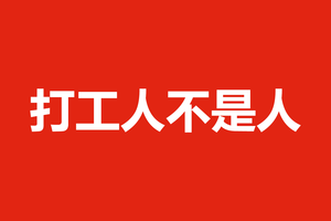 打工人不是人