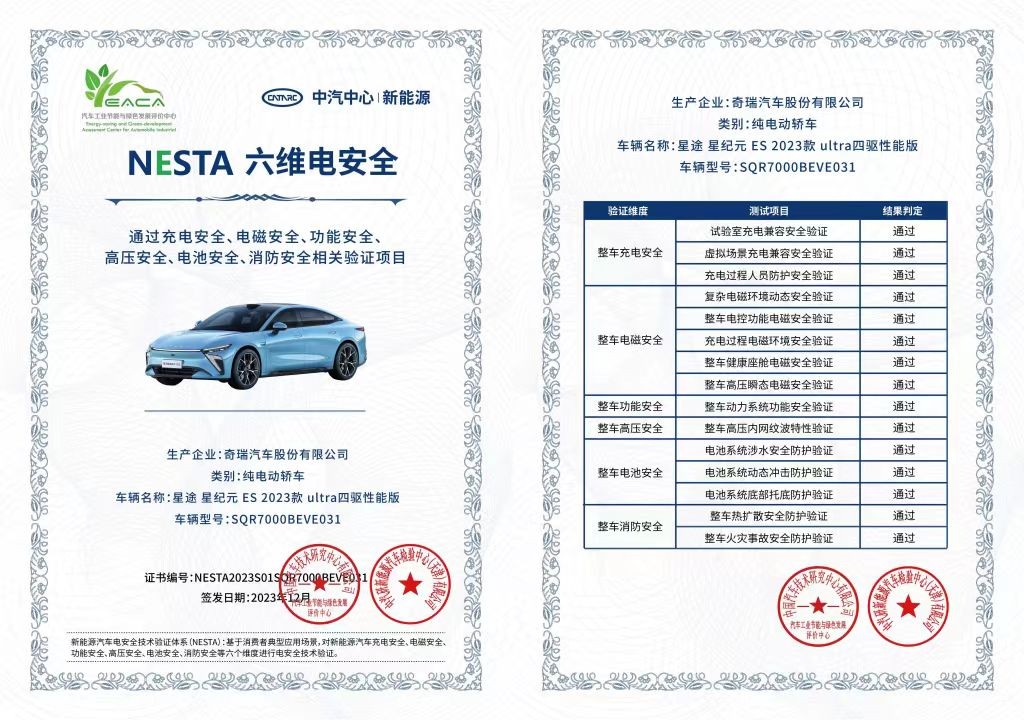 八大全系标配，全新2025款星纪元ES纯电上市，18.98万元起