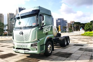 百公里省气2公斤，乘龙H5V创富版LNG牵引车“气”场全开