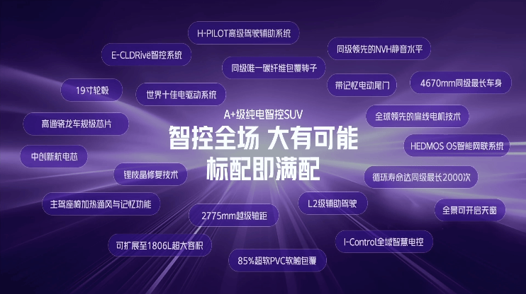 法系纯电SUV标配即满配 示界06限时先享价10.88万起