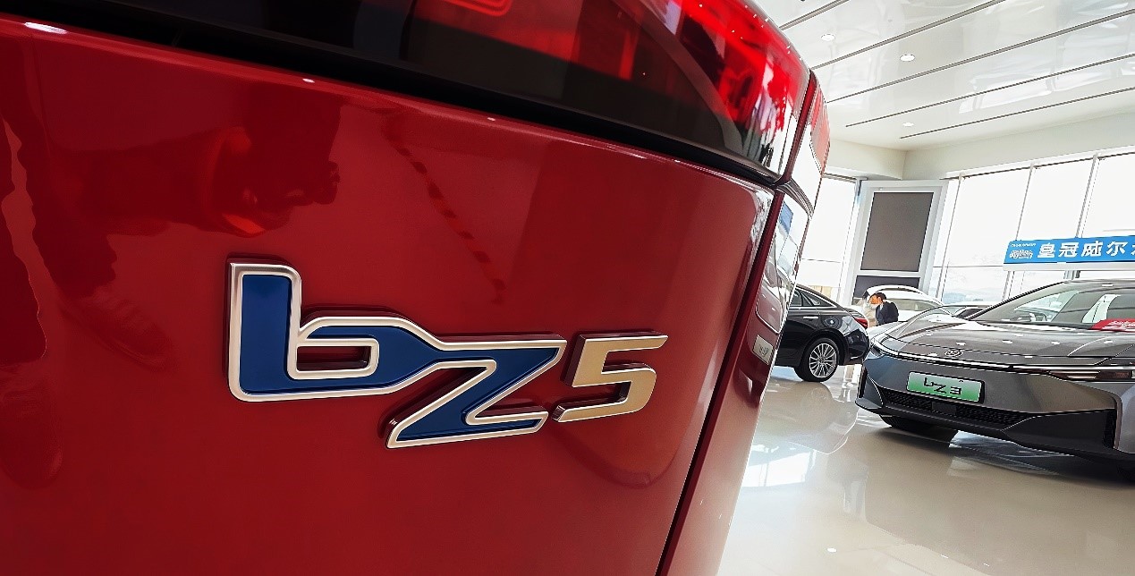 bZ5新车下线 4月销量同比增长32%  一汽丰田开启“中国式”突围