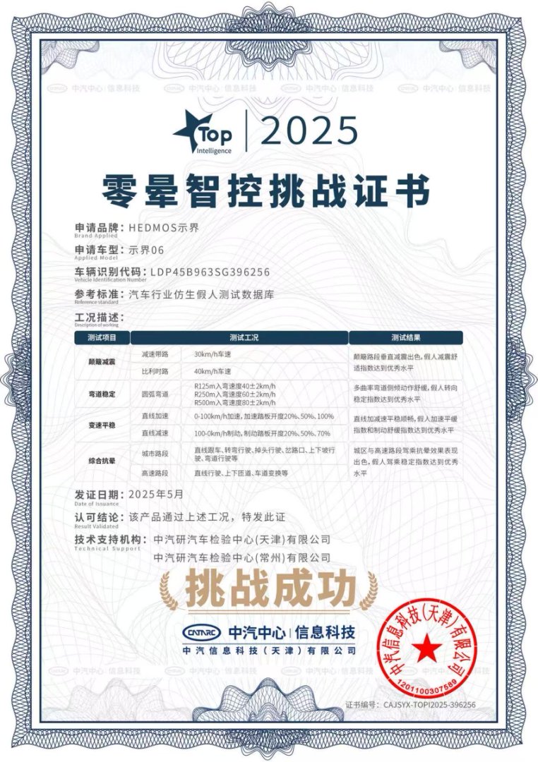 示界06正式上市！限时先享价10.88万元，标配即满配