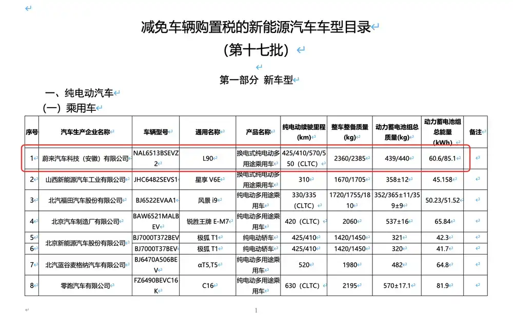 理想i8、乐道L90亮相工信部，前者最高续航720公里