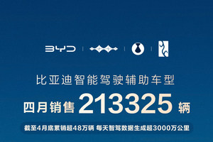 比亚迪 4 月智驾车型销量断层领先，重塑行业格局