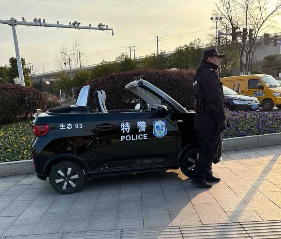 从宏光MINI EV到萤火虫，国产警车比迪拜还“花”？