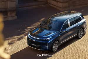 AI科技大六座旗舰SUV，吉利银河M9惊艳亮相米兰