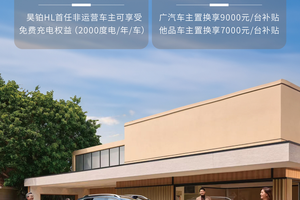 广汽昊铂HL购车权益上新，终身免费充电或至高9000元置换补贴二选一