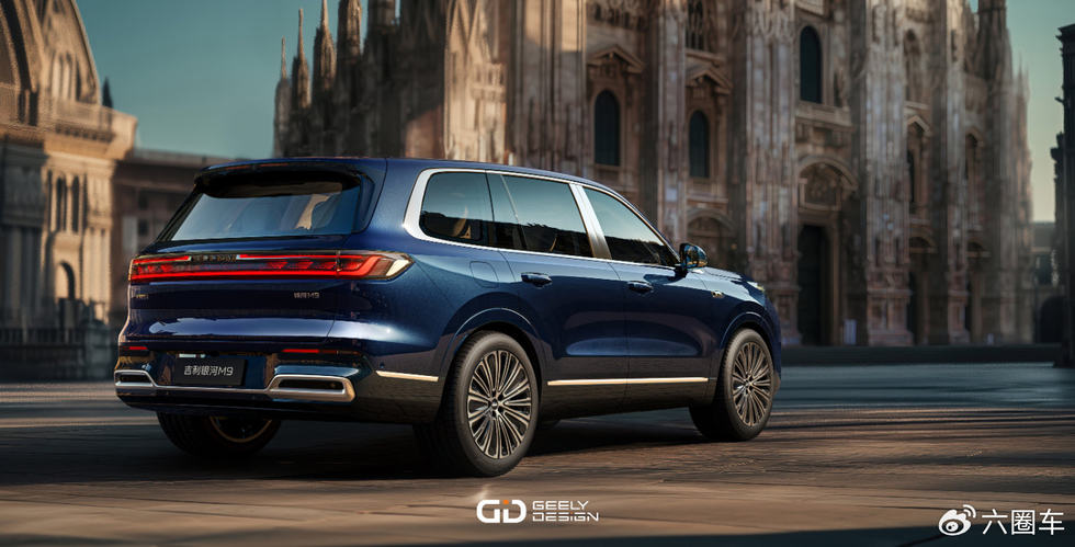 AI科技大六座旗舰SUV，吉利银河M9惊艳亮相米兰