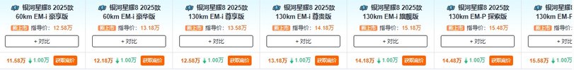 吉利银河星耀8上市：哪款配置更适合家用？