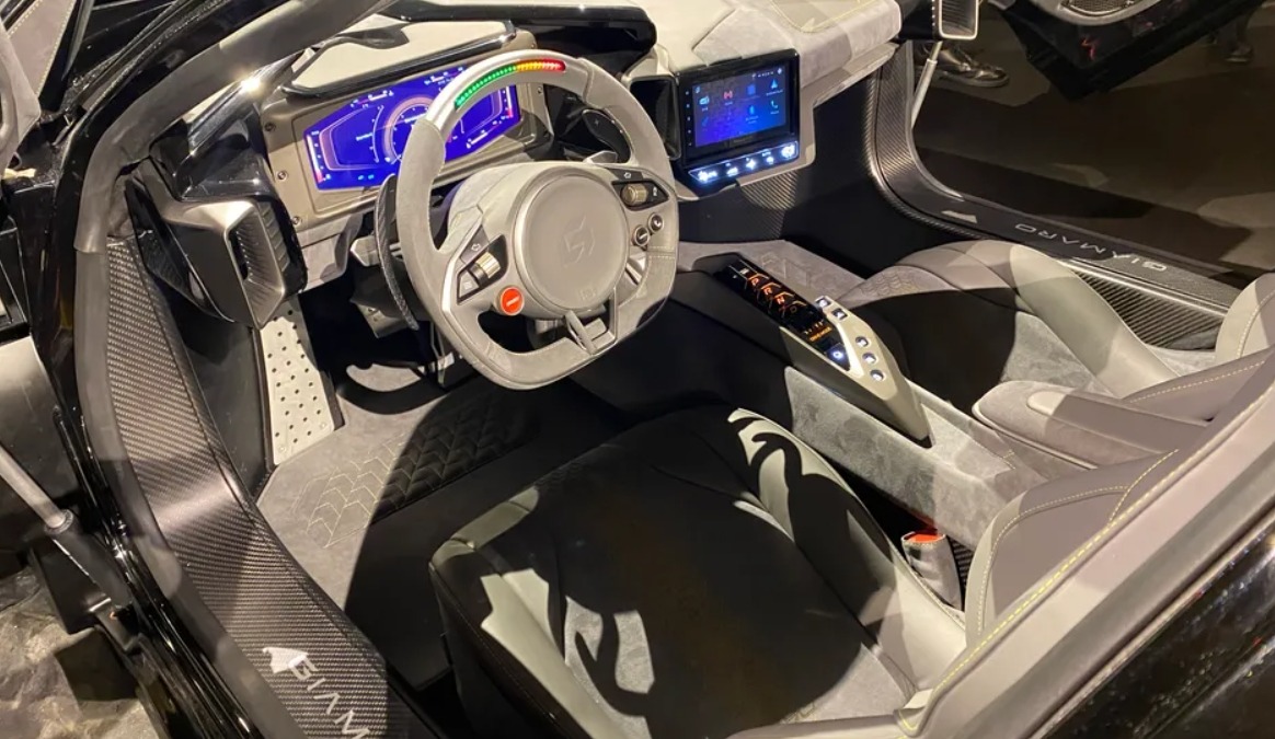 造车新势力Giamaro，7.0T四涡轮增压V12，11档双离合变速箱