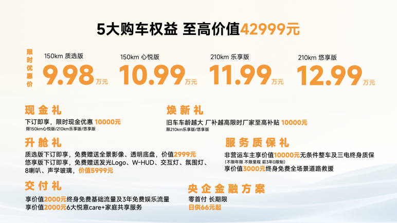 行业更强“真”电混 一汽奔腾悦意07 9.98万起全球上市