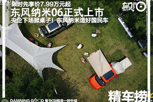东风纳米06上市！央企下场掀桌子，限时先享价7.99万元起