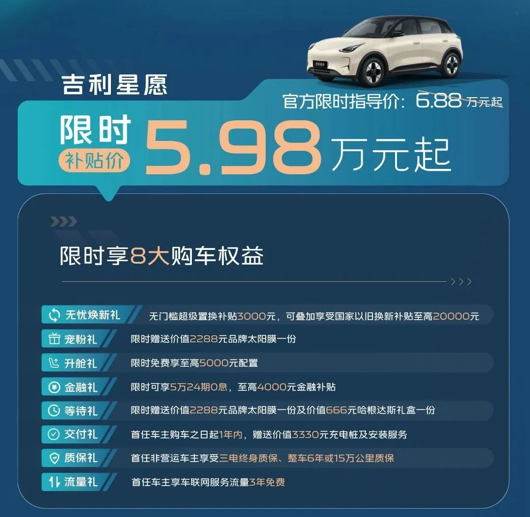 吉利银河：降价不应以降质为代价