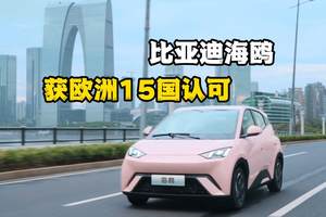 比亚迪海鸥获欧洲15国认可，成为当之无愧的明星车型