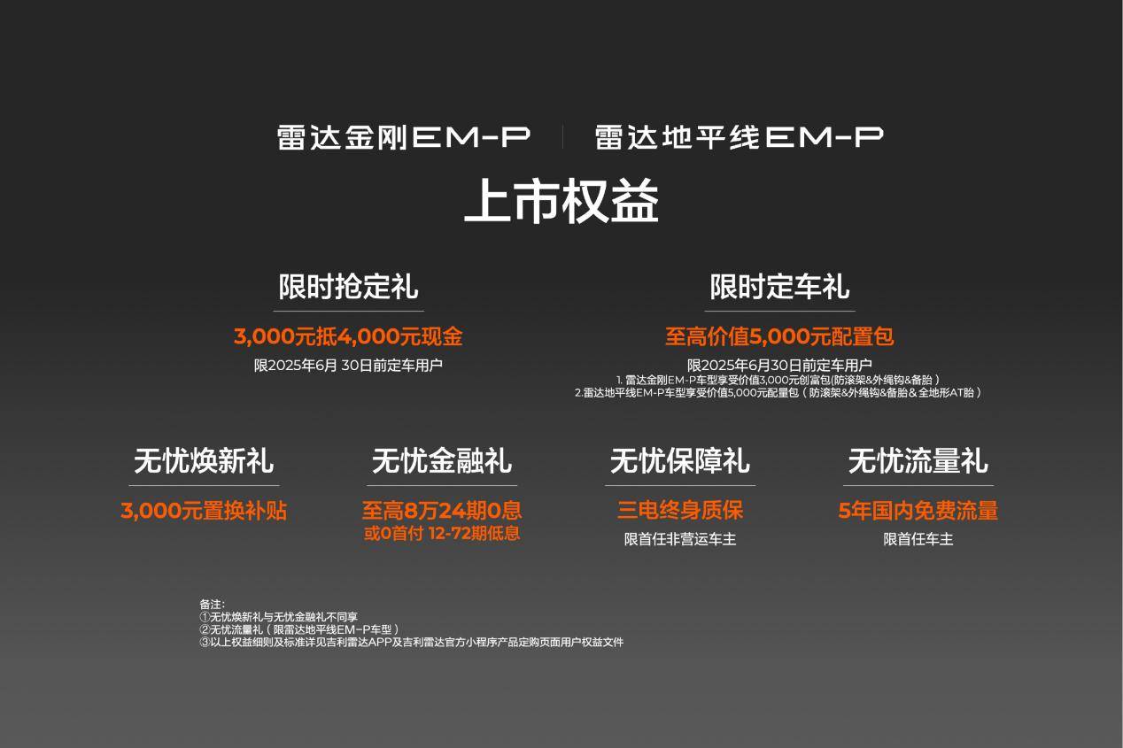 吉利雷达电混皮卡上市13.98万起，搭载雷神EM-P超级电混