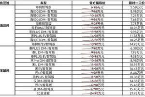 比亚迪把桌子掀烂了！22款智驾车推一口价