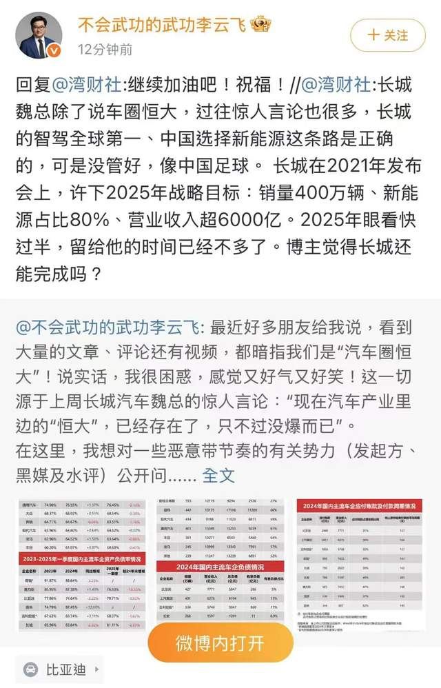 比亚迪突曝大消息：事关负债5800多亿，不装了，摊牌了