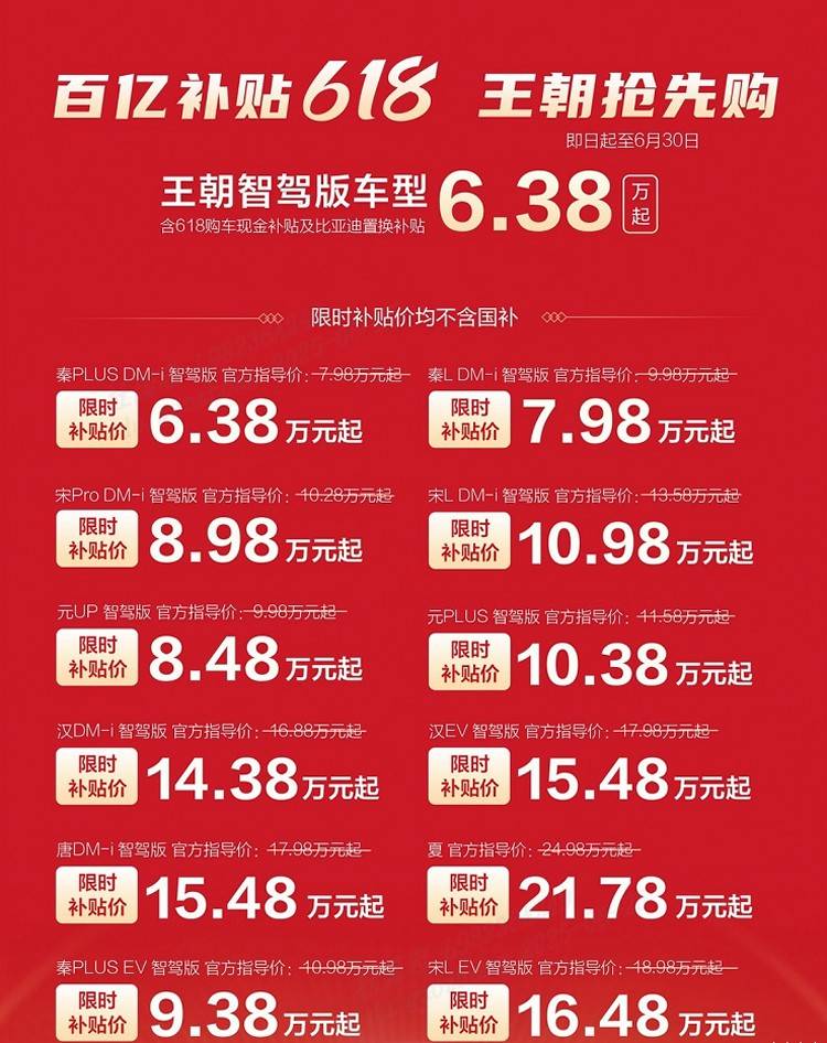 三大车企超60款车降价，最低3.49万起！