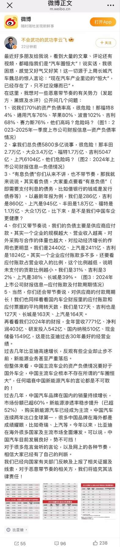 中国汽车产业：良性发展，绝非“汽车恒大”