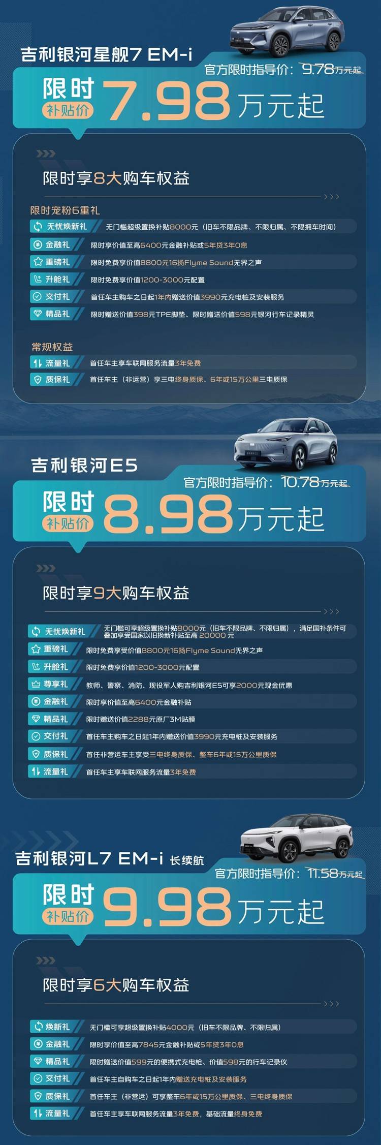 三大车企超60款车降价，最低3.49万起！