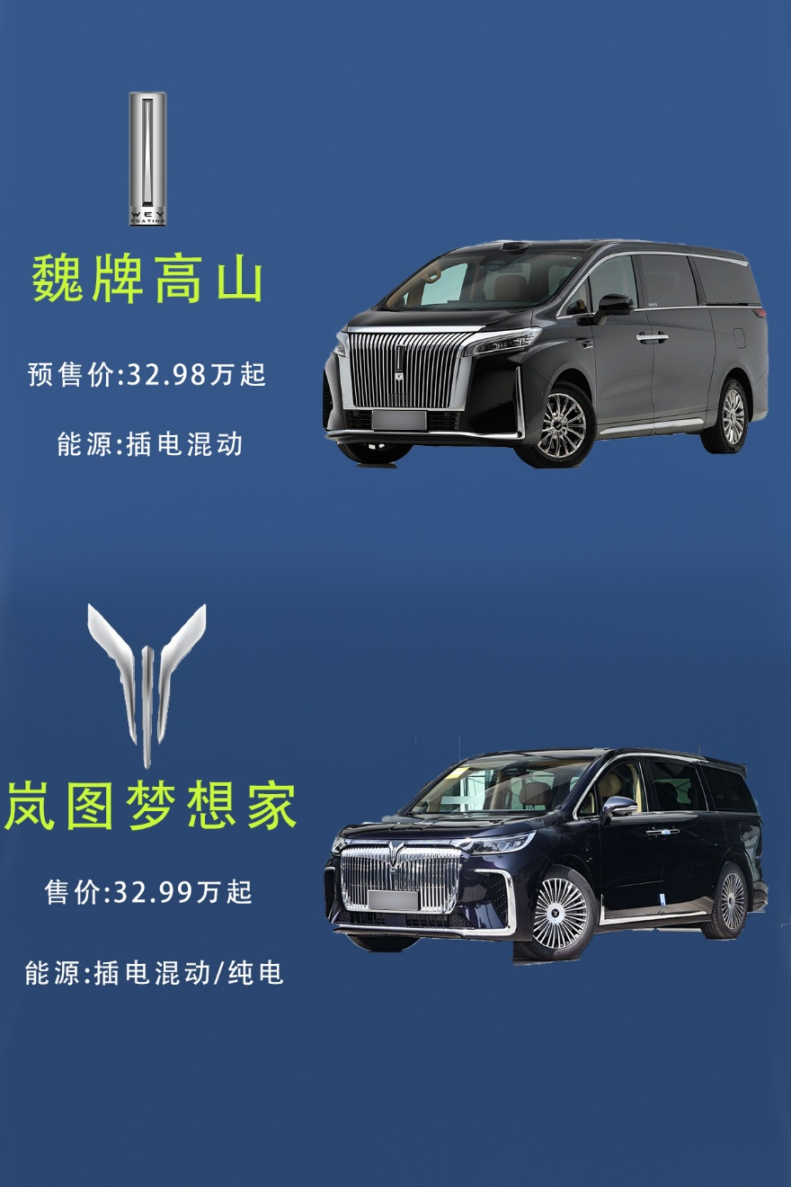30万级MPV新选择：魏牌高山VS岚图梦想家，谁是你的「移动会客厅」？