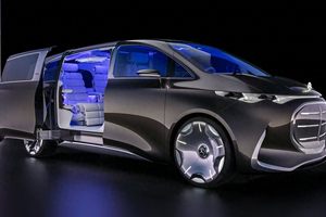 奔驰Vision V概念车，别再吐槽前脸了，内饰还是很好的！