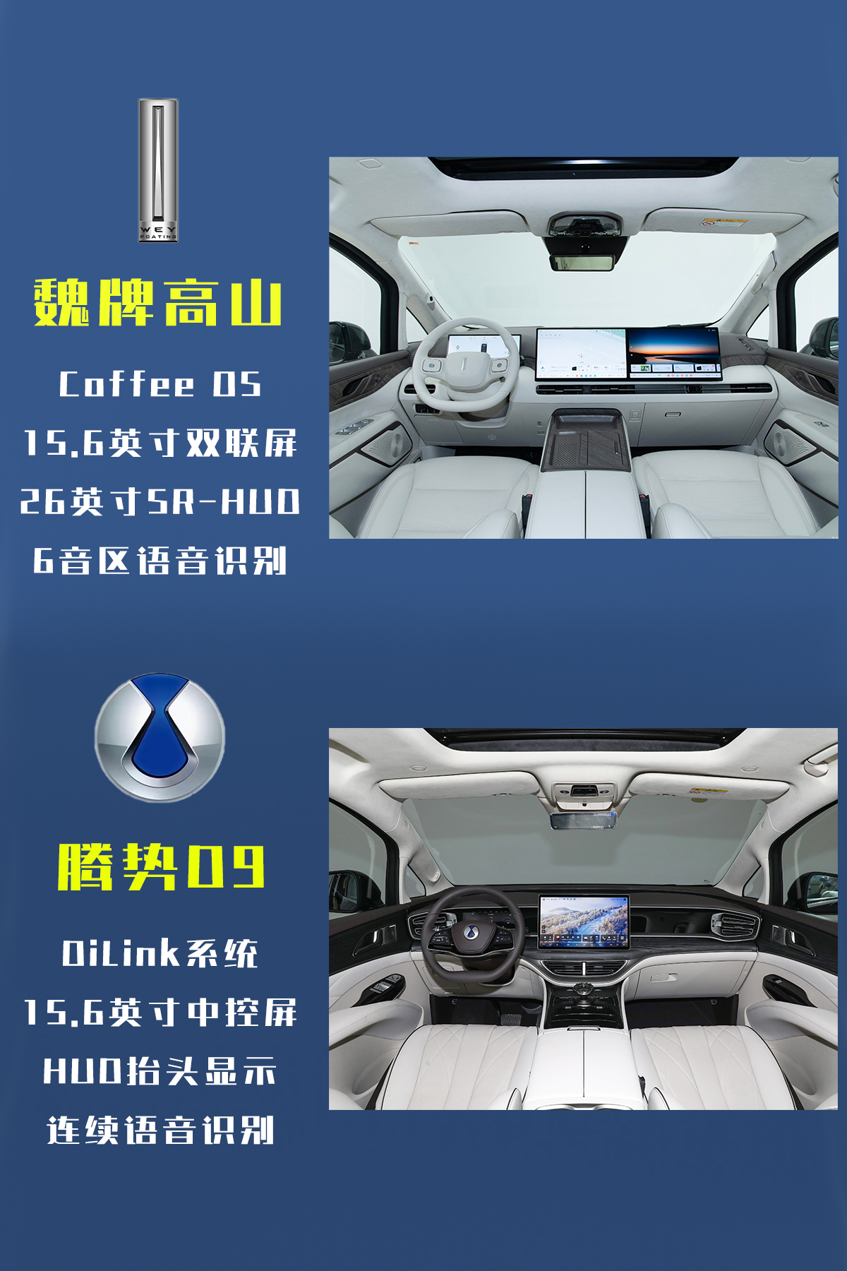 30万级MPV硬核对比：魏牌高山VS腾势D9，谁才是全能型选手？