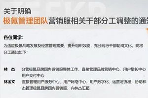 独家 | 极氪科技集团管理层调整：林杰全面负责极氪销售与市场