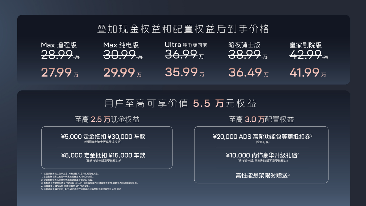 阿维塔11焕新上市，28.99万元起售