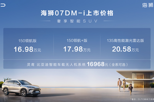 入门即满配，比亚迪全新中大型SUV海狮07DM-i正式上市，16.98万起
