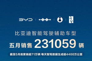 比亚迪5月智驾车型销量暴增，国内占比跃至79%，凭什么？