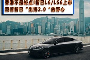 香港不是终点!智已L6/LS6上市，藏着智已“出海2.0“的野心