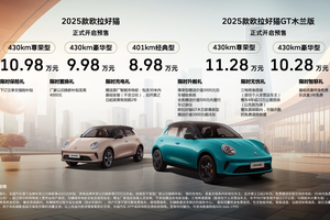 经典魅力再度绽放！2025款欧拉好猫预售启程，8.98万元起！