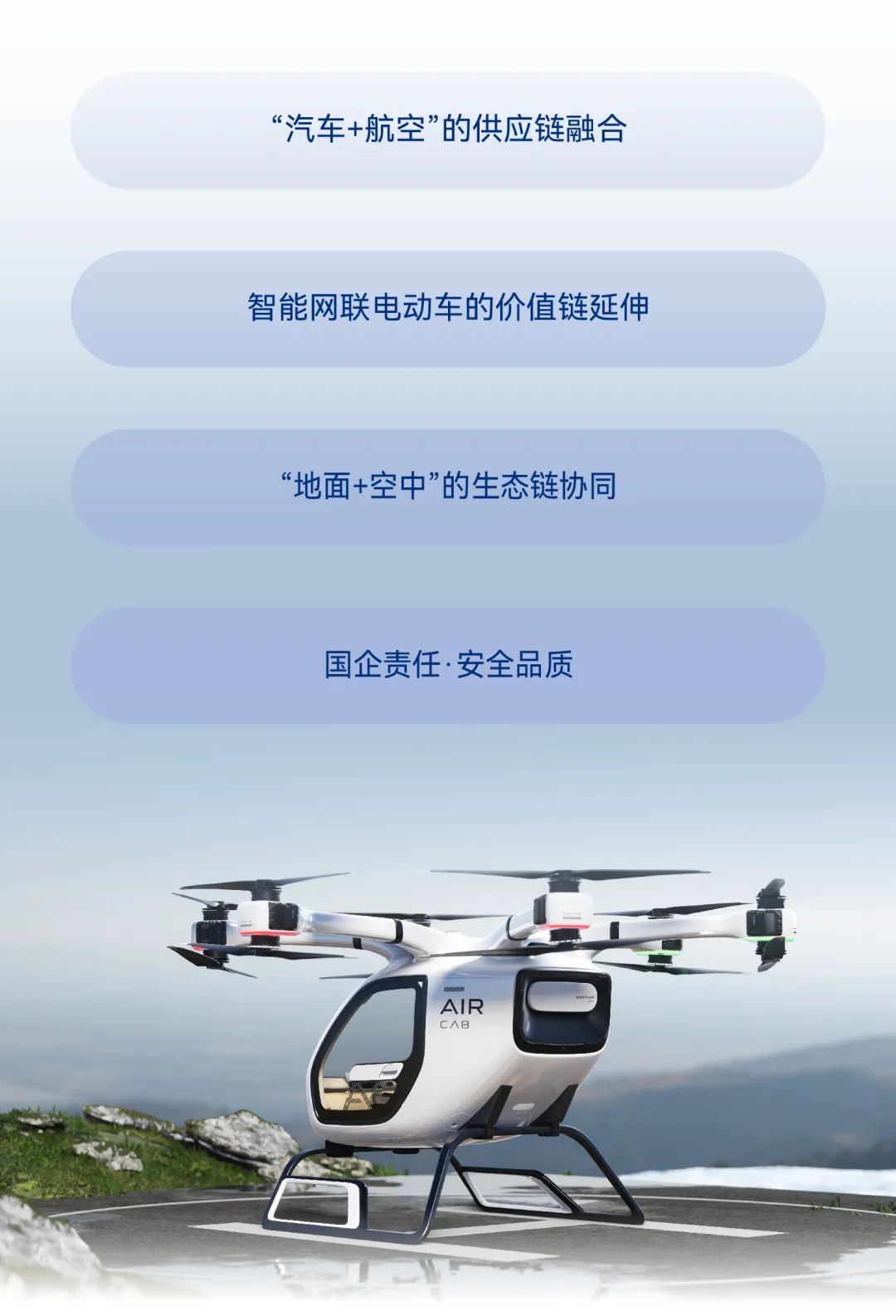 售价不超168万元，广汽高域新型飞行汽车GOVY AirCab正式发布