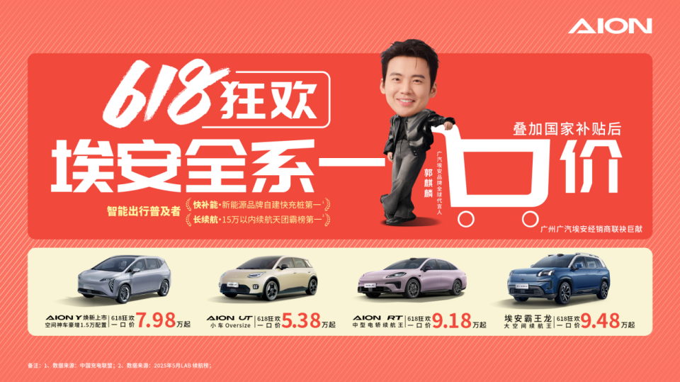 5万+开走爆款纯电！广汽埃安618一口价来了