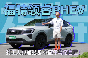 再试福特领睿PHEV，打工人算笔狠账，该省省该花花！