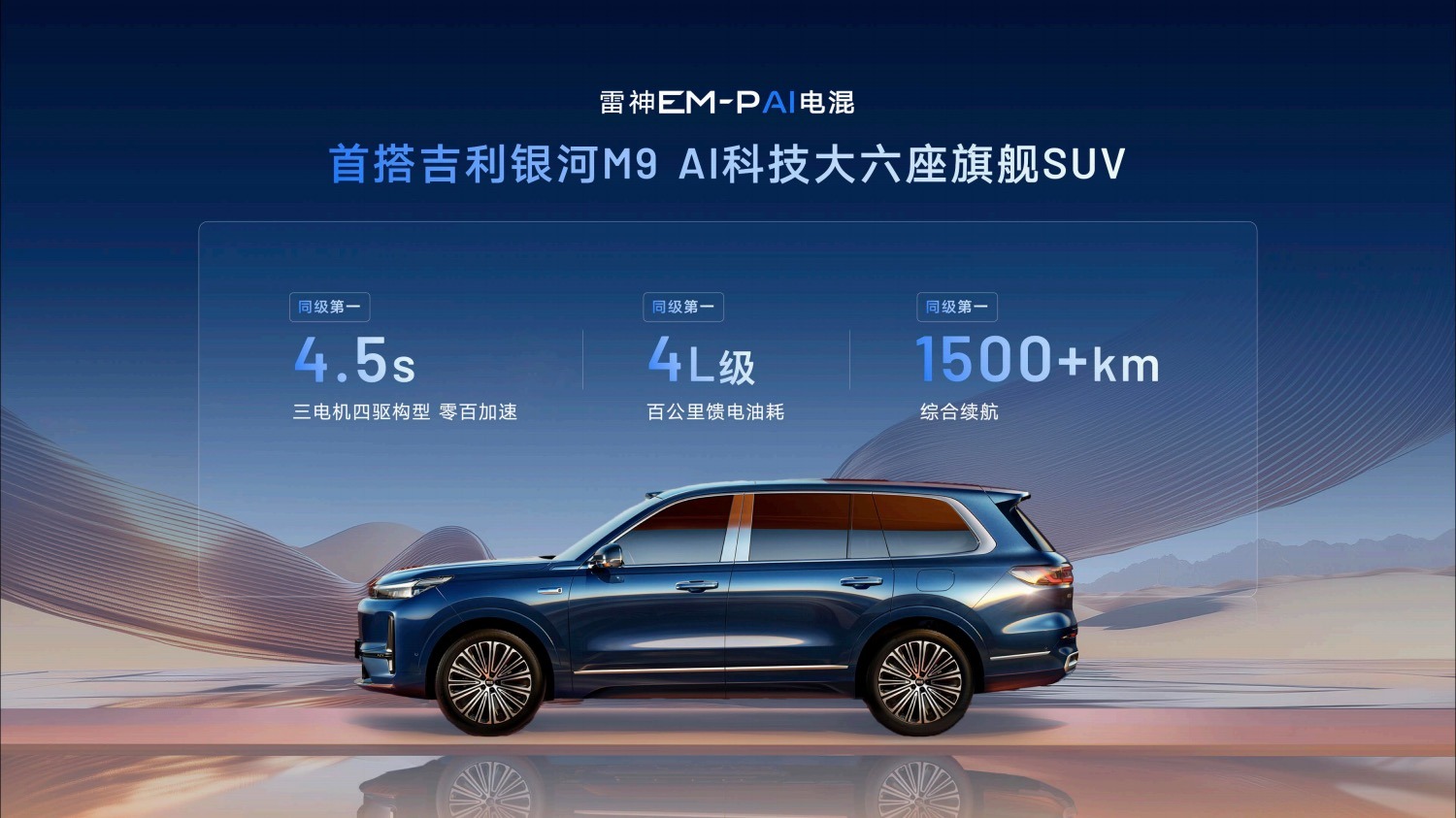 百公里馈电油耗2.49L！吉利雷神AI电混2.0怎么做到的？