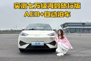 实测比亚迪海鸥天神之眼C，AEB功能+泊车辅助太香了！