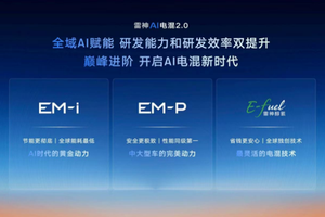 “最聪明”的雷神AI电混2.0进阶发布 实测百公里馈电油耗低至2.49L