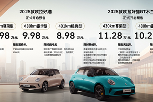 从ORA到GWM，2025款欧拉好猫8.98万元开启预售