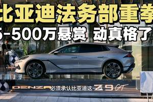 比亚迪法务部重拳出击，37 个黑号被起诉！从 5 万到 500 万悬赏