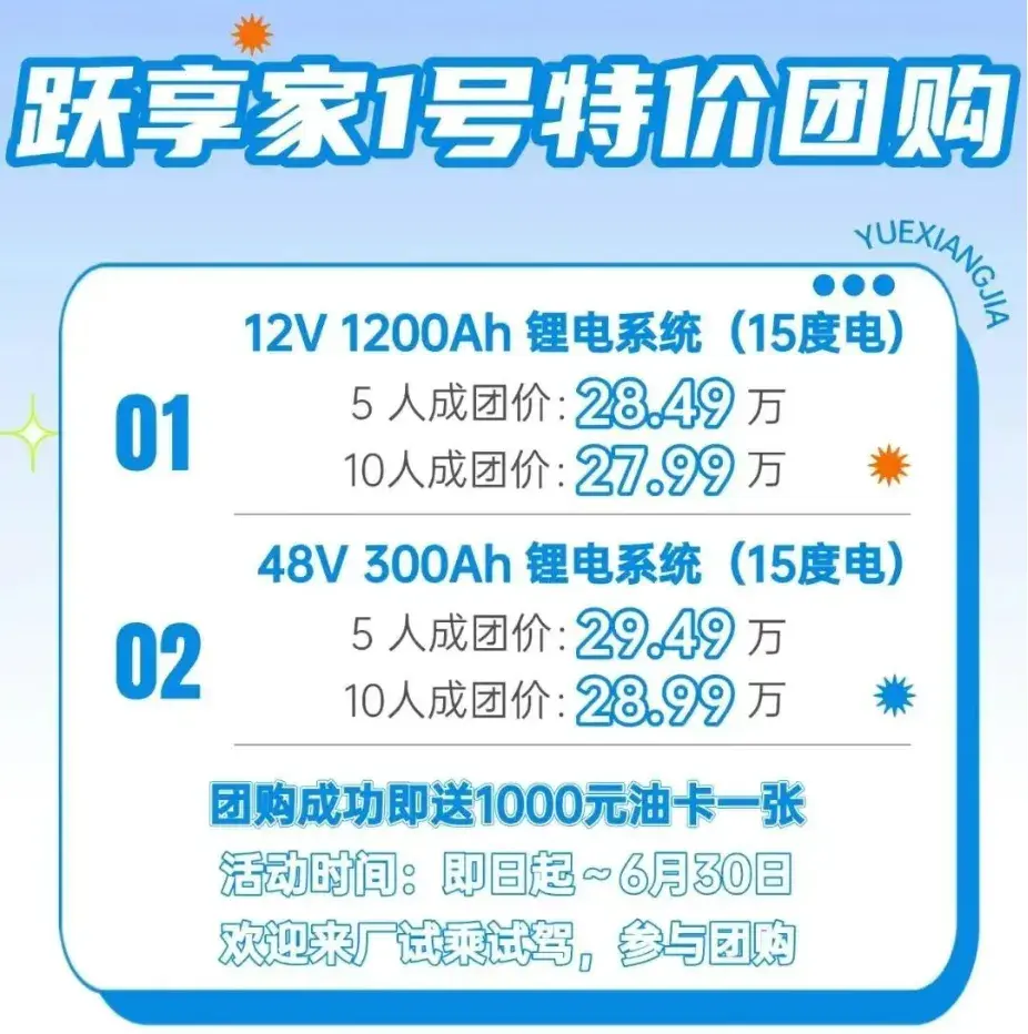 27.99万起！拓锐斯特跃享家1号：轻卡房车的“静音王”