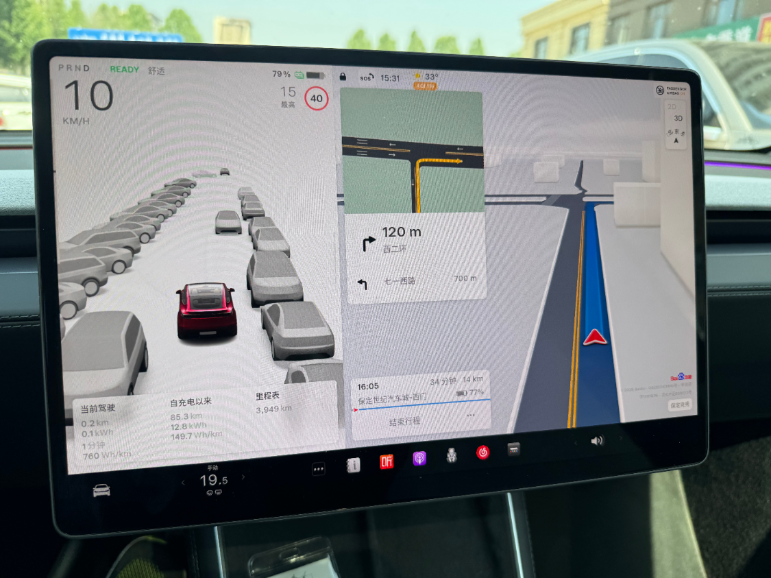 长测试驾特斯拉Model Y焕新版，续航719km，智驾出色动力迅猛