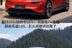 夏日20万级纯电SUV，买极氪7X还是蔚来乐道L60，怎么买都讲清楚了