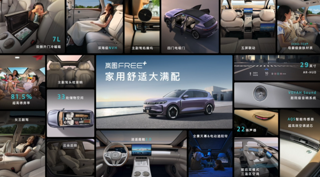 【E汽车】岚图FREE+预售价22.99万元起