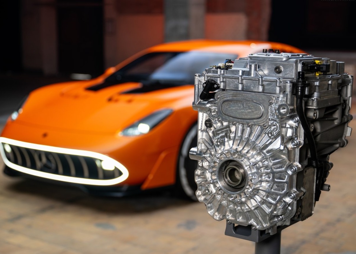 奔驰新一代电动技术，AMG GT XX，盘子电机与可“呼吸”的轮毂
