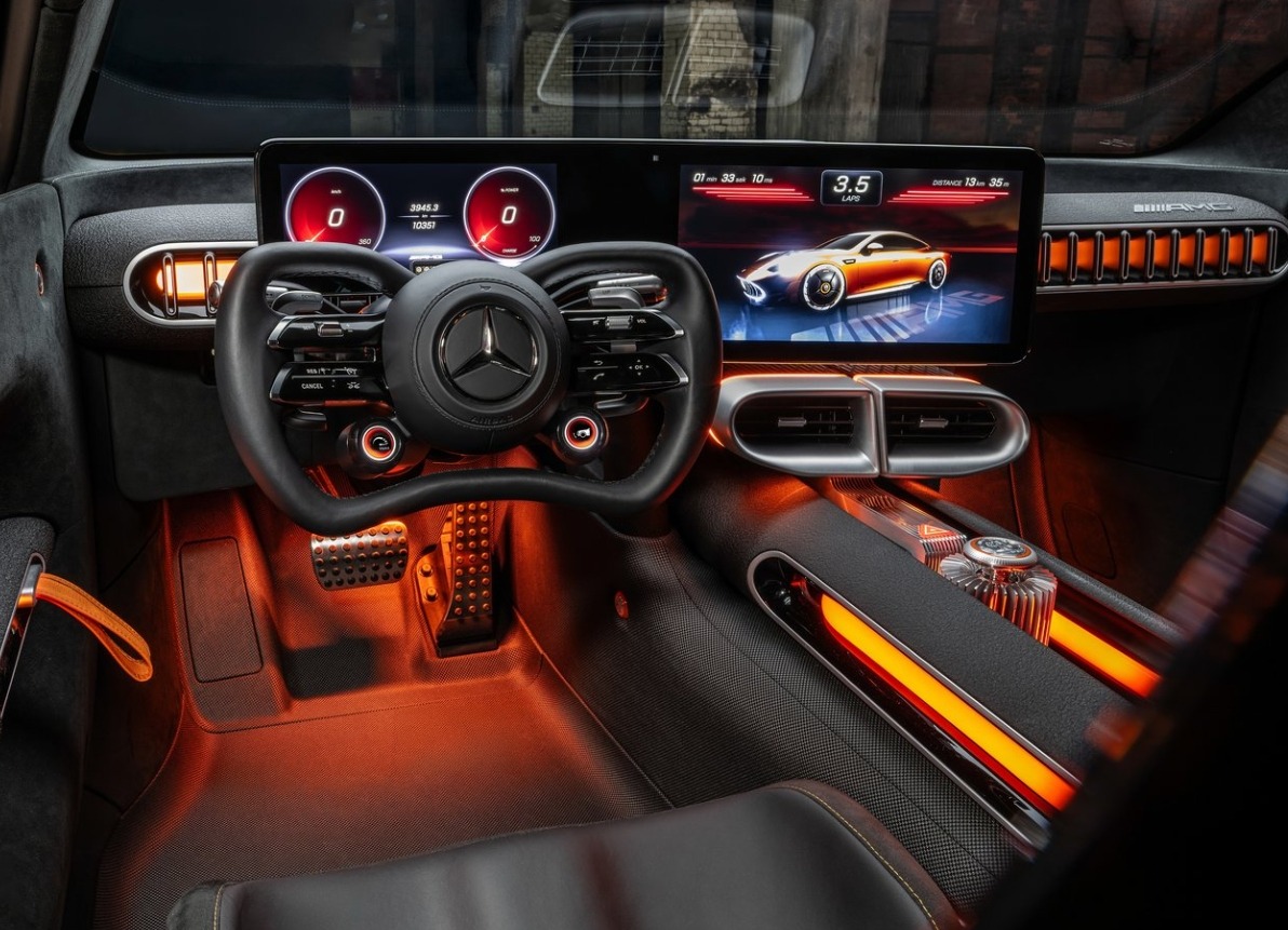 奔驰新一代电动技术，AMG GT XX，盘子电机与可“呼吸”的轮毂