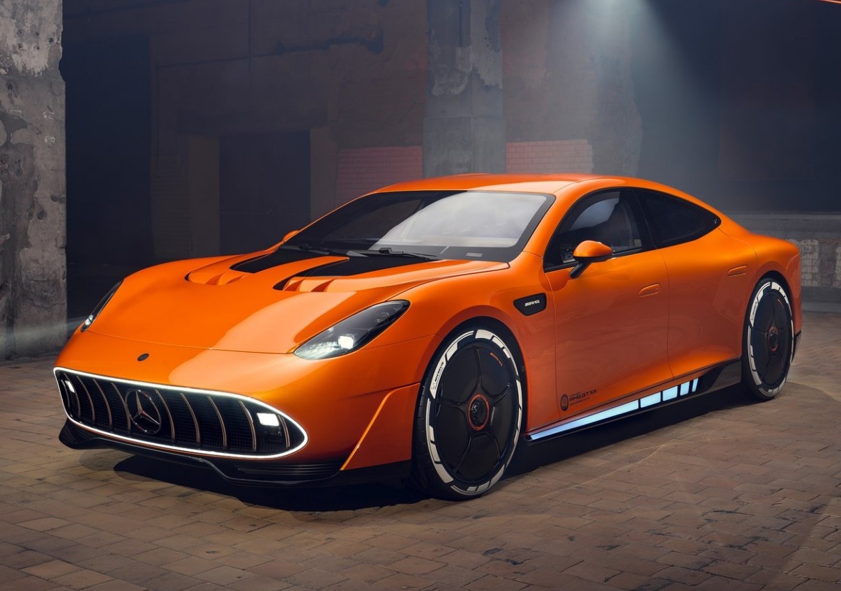奔驰新一代电动技术，AMG GT XX，盘子电机与可“呼吸”的轮毂